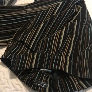 Tribal Striped Corduroy Pants